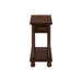 Accent End Table, Storage Drawer, Traditional - Espresso 8th Street
