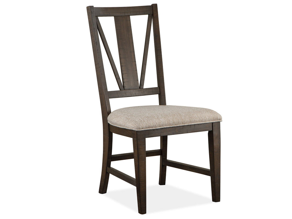 Westley Falls - Dining Side Chair With Upholstered Seat (Set of 2) - Graphite Magnussen Furniture