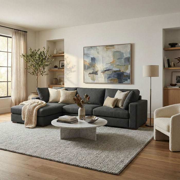 Charlie - Upholstered Deep Seater Sectional Sofa Simpli-Home