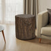 Contemporary Round Accent Table, Indoor / Outdoor 8th Street