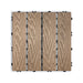 Patio Deck Tiles, Interlocking Diy Flooring For Indoor / Outdoor Use (Set of 22) - Teak Daily Nest