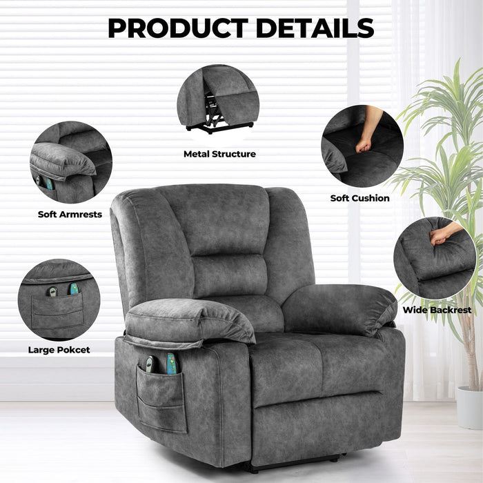 Power Lift Recliner Chair Sofa With Massage