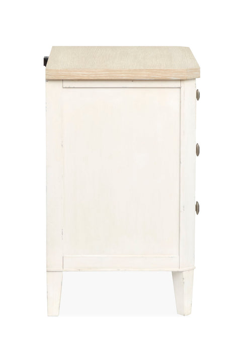 Echo Isles - Drawer Nightstand - Sea Pearl And Driftwood Magnussen Furniture