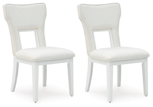 Chalanna - Dining Upholstered Side Chair (Set of 2) - White Signature Design by Ashley®