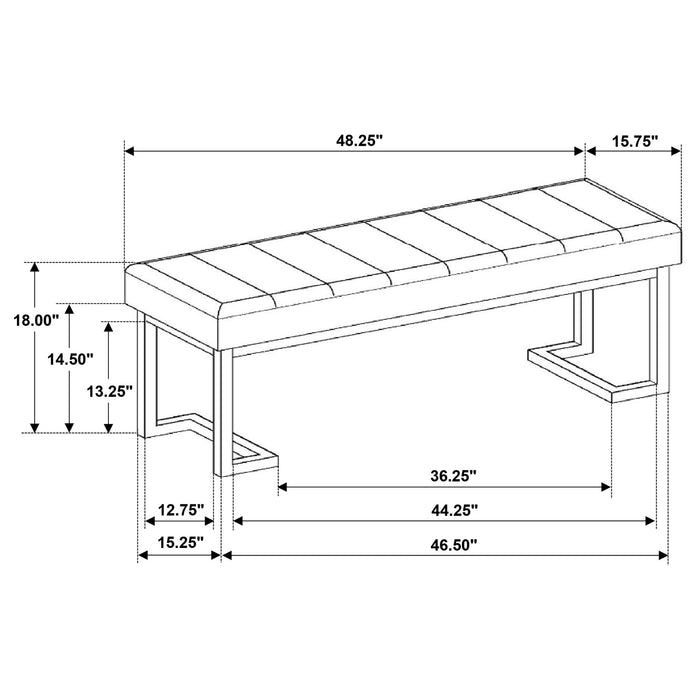 Mira - Accent Bench Furniture Max