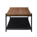 Linea - 3 Piece Occasional Set (1 Coffee & 2 End Tables) - Black / Brown New Classic