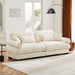 Modern Oversize Sofa With Cloud Like Comfort, Featuring Waist And Throw Pillows Home Essentials
