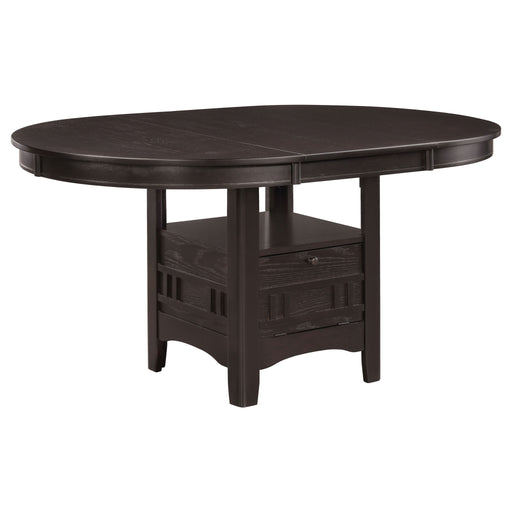 Illkirch - Oval Extension Leaf Dining Table With Expandable Surface - Espresso Furniture Max