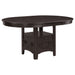 Illkirch - Oval Extension Leaf Dining Table With Expandable Surface - Espresso Furniture Max