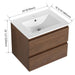 Wall Mounted Bathroom Vanity & Sink, 2 Soft Close Drawers Home Essentials