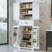 Bathroom Storage Cabinet With Drawer And Adjustable Shelf Noble House