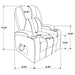 Macklin - Power Lift Massage Recliner With Heat And Dual Cupholders Furniture Max