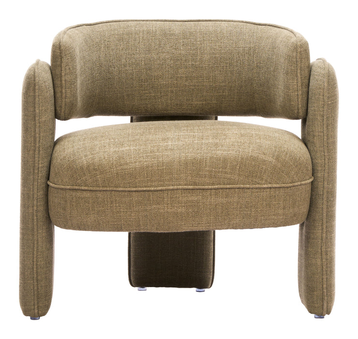 Naan - Accent Chair - Artichoke Green Zuo Modern