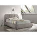 Modern Upholstered Platform Bed With Tufted Headboard Furniture Max