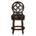 Stool With Back And Swivel Upholstered Seat Home Essentials