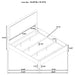 Eastern King Panel Bed - Walnut Furniture Max