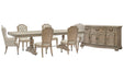 Marisol - Extendable Trestle Dining Table Set Magnussen Furniture
