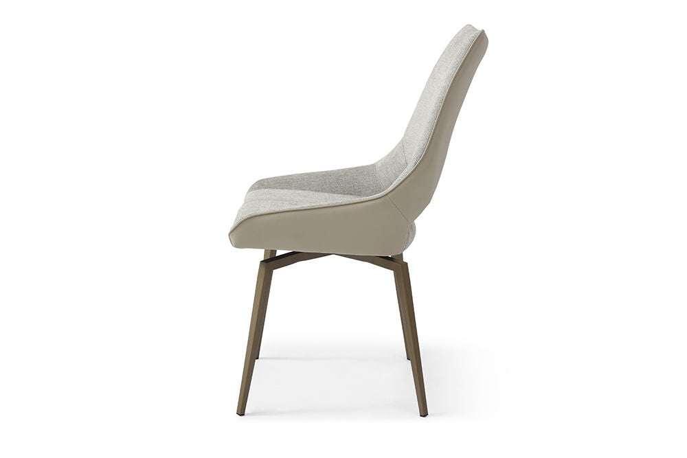 1239 - Swivel Chair - Beige / Champagne Extravaganza Collection