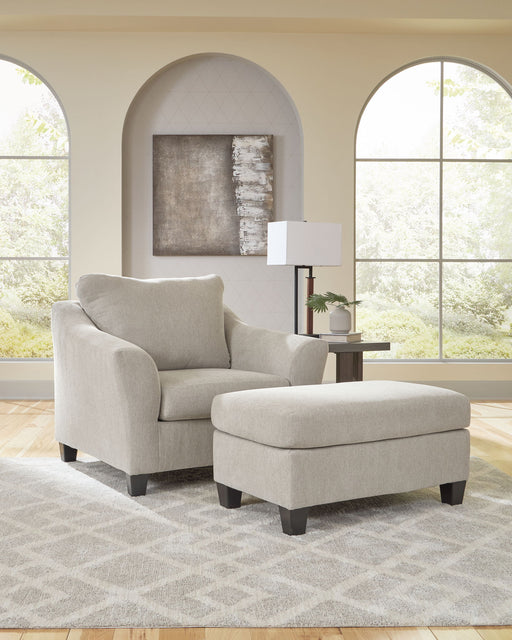 Willarae - 2 Pc. - Chair And A Half, Ottoman - Taupe Benchcraft®