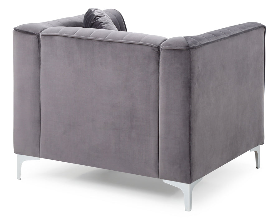 Glory Furniture Delray Chair, Gray