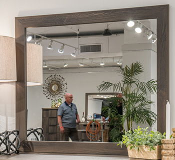 Vonitta Bay - Bedroom Mirror - Dark Brown Signature Design by Ashley®