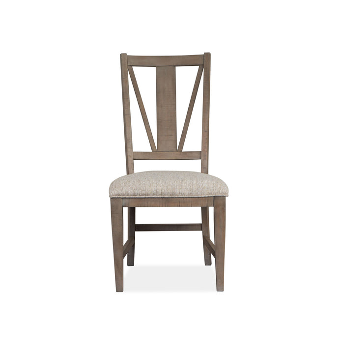 Paxton Place - Dining Side Chair With Upholstered Seat (Set of 2) - Dovetail Gray Magnussen Furniture