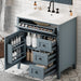 Bathroom Vanity With Sink, 3 Drawers And Adjustable Shelf Hearth and Haven