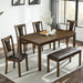 Modern Dining Table Set With Upholstered Chairs Home Essentials