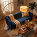 Ambient - Arch Floor Lamp With Large Shade - Gold / White Ashcroft Furniture