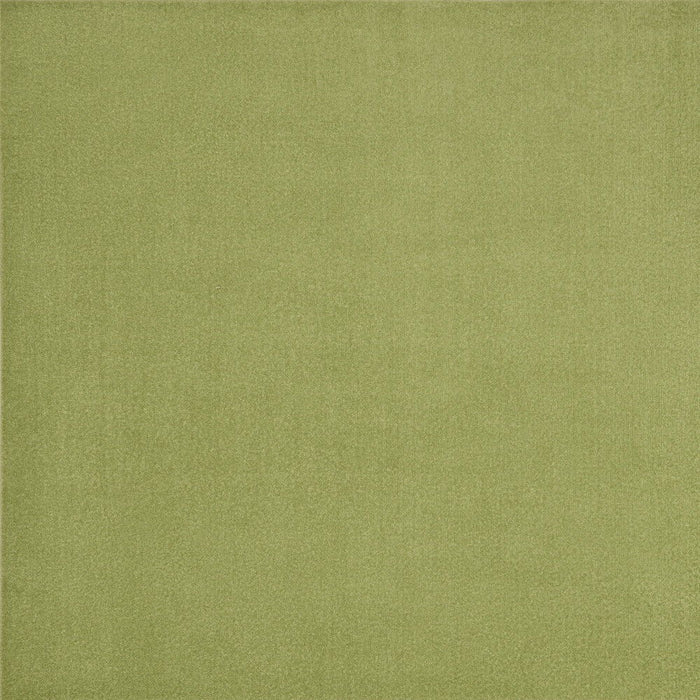 5' X 5' Square Non Skid Indoor / Outdoor Area Rug - Green