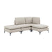 Upholstered Modular Sectional With Tall Legs, Medium Firm Seat Home Essentials