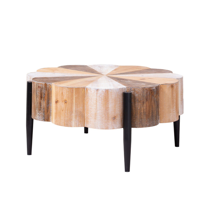 Flower Shaped Coffee Table For Living Room - Multicolor Home Essentials