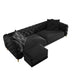 3 In 1 Convertible Sleeper, Deep Seat Pull Out Sofa Bed, Button Tufted Home Essentials