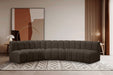 Arc - Boucle Fabric 5 Piece U-Shaped Modular Sofa Meridian Furniture