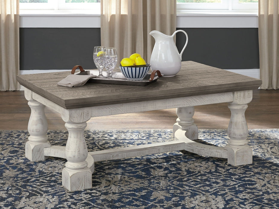 Havalance - Rectangular Cocktail Table - Gray / White Signature Design by Ashley®