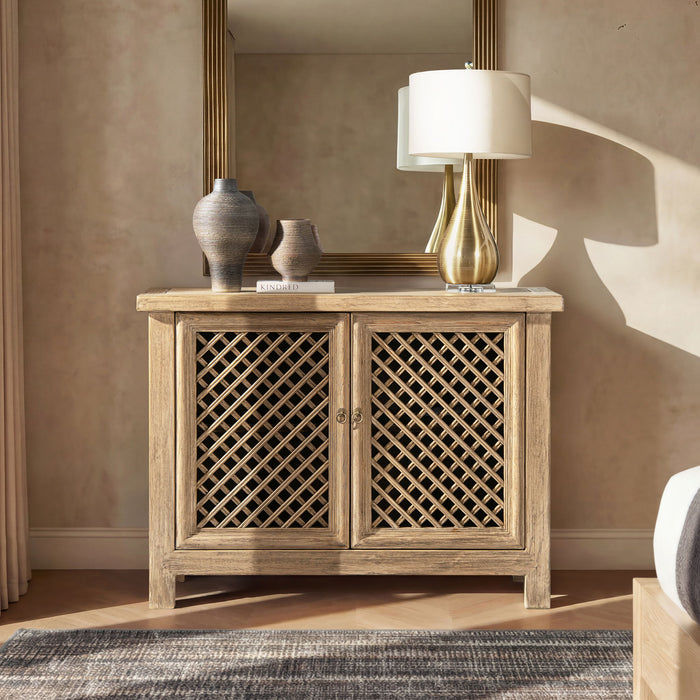 Arden - 2 Door Accent Storage Cabinet - Natural Jennifer Taylor Home
