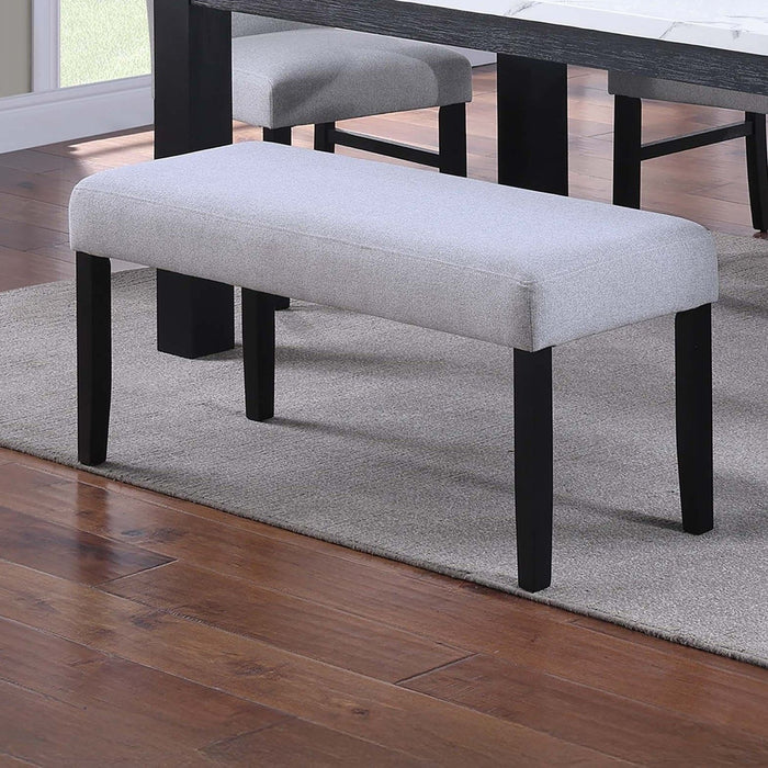 Contemporary Dining Bench Soft Upholstered Home Essentials