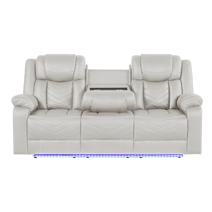Challenger - LED Power Recliner Sofa Matrix Furniture Group