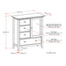 Redmond - Medium Storage Cabinet - Dark Brown Simpli-Home