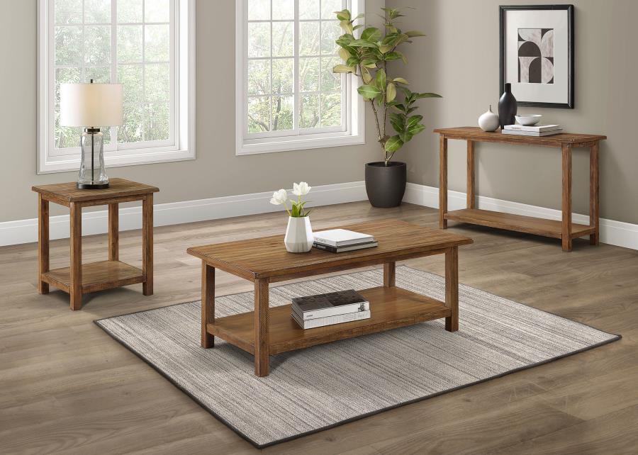 Payne - Wood End Table with Shelf