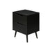 Modern Accent Table With Storage Drawers 8th Street
