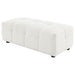 Sooke - Rectangular Ottoman - Off White Furniture Max