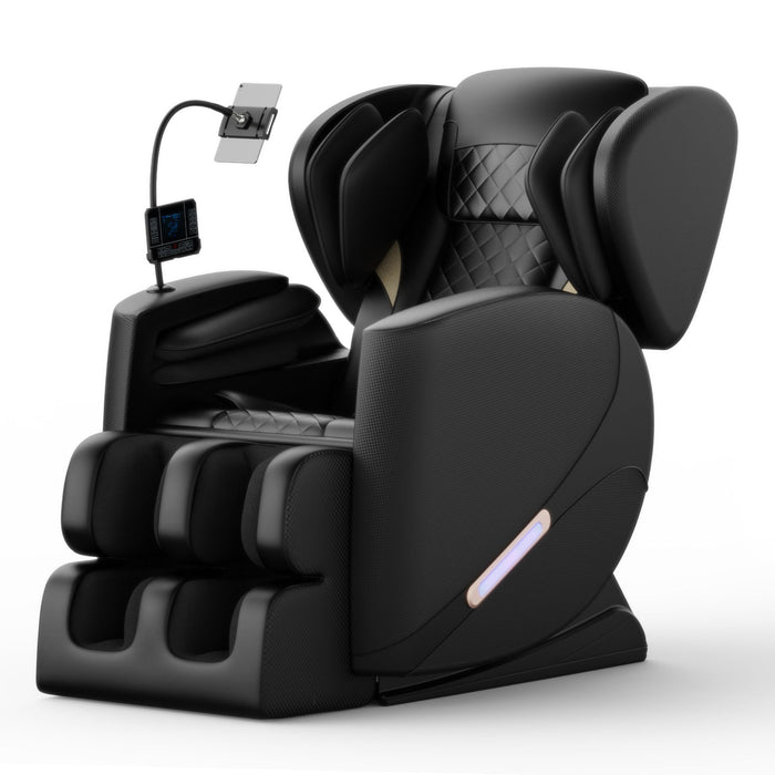 Massage Chair Recliner With Zero Gravity With Full Body Air Pressure - Black Home Essentials