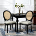 French Country Dining Chairs With Round Back (Set of 2) Home Essentials