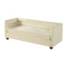 3 Seater Sofa Upholstery With Square Arms, Living Room Couch Noble House