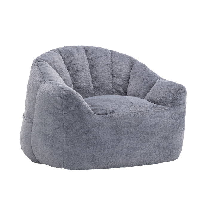 Beanbag Chair, Beanbag Sofa Chair With Armrests Stuffed High Density Foam Home Essentials