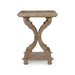 French Country Accent Table With Hourglass Design - Natural Noble House