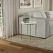 Tara - Side Table - Gold Simpli-Home