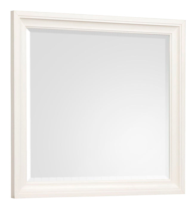 Kingston - Landscape Mirror - Whisper White And Cerused Nutmeg Magnussen Furniture
