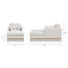 Knox - Chaise Lounge Chair Jennifer Taylor Home